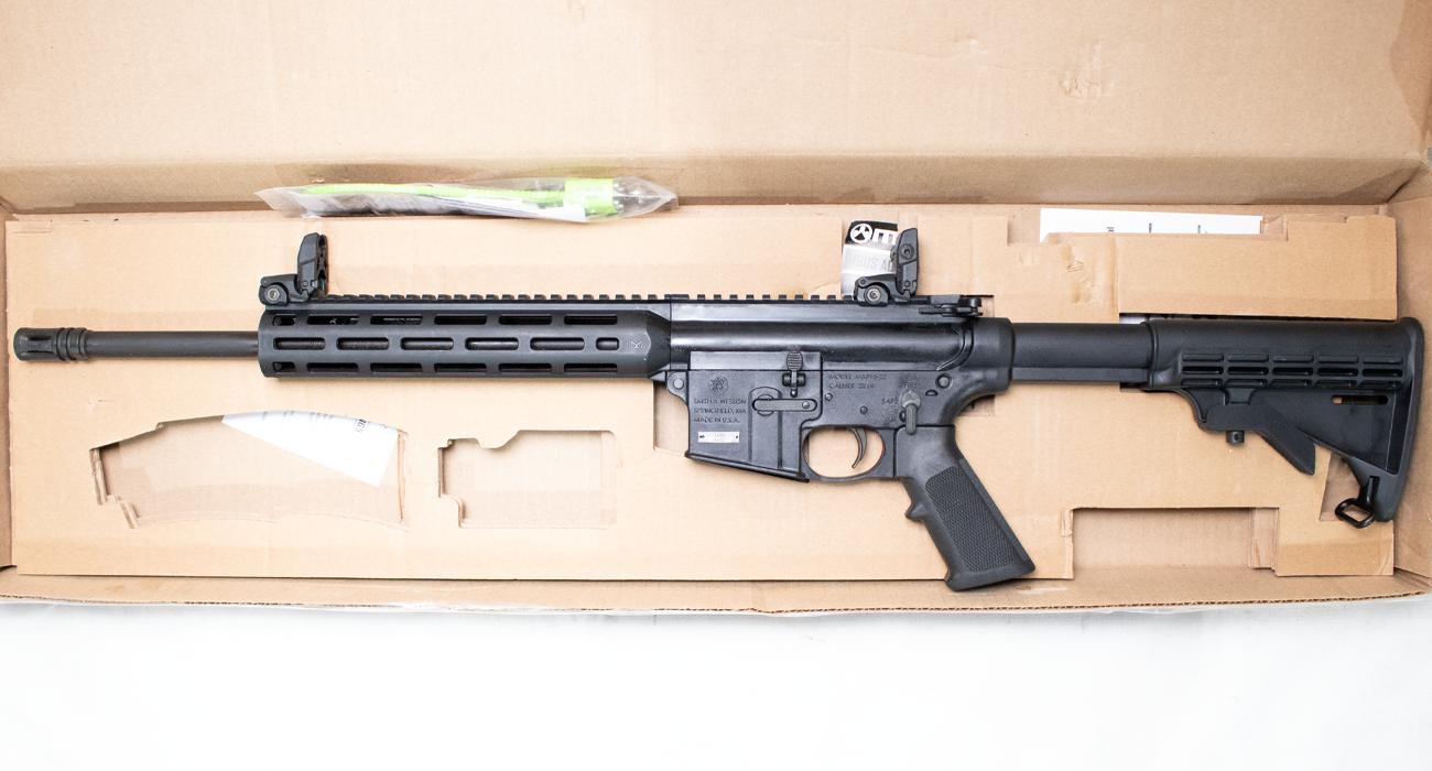 SMITH AND WESSON M&P15-22 22LR Police Trade-In Semi-Auto Rifle with OEM Box (Magazine Not Included)